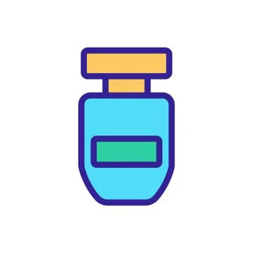 Fragrant perfume icon vector. Isolated contour symbol illustration Stock-Illustration