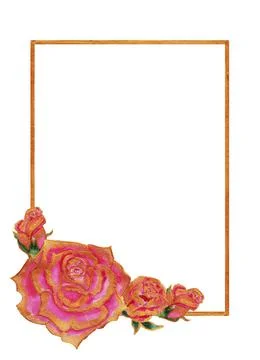 Fragrant rose blooms Stock Illustration