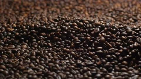 Fragrant selected coffee beans Stock Footage 108611076