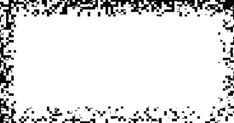 Frame abstract. Abstract dynamic with white and black squares. Pixel art 8 bit.  Video stock 235449926