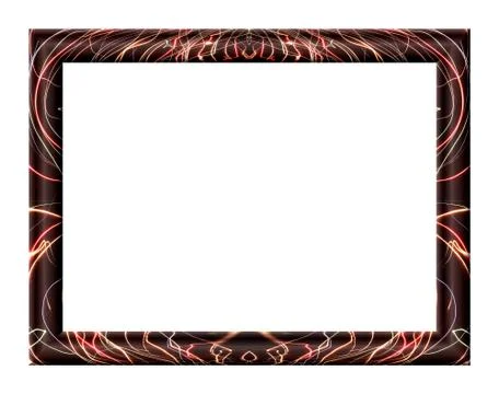 Frame with abstract texture Stock Illustration