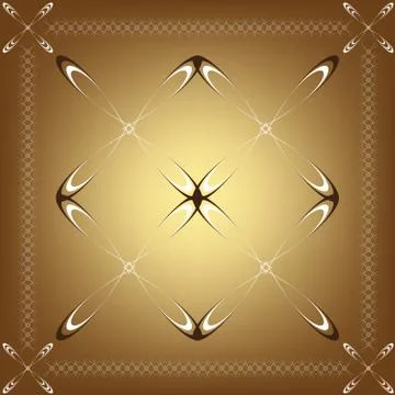 Frame and calligraphic design elements Stock Illustration