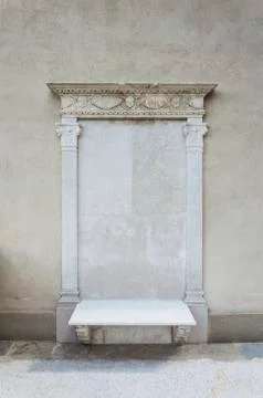 Frame with Angels head Stock-Fotos
