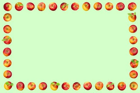 Frame of apples Foto stock