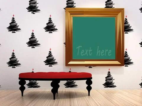 Frame for artwork. イラスト素材