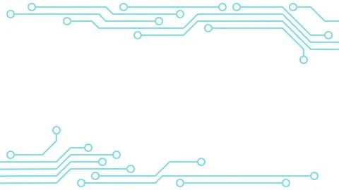 Frame background of electronic circuit concept Stock Illustration