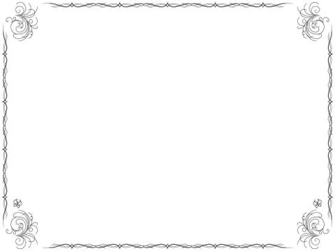 Frame Background with floral elements Stock Illustration