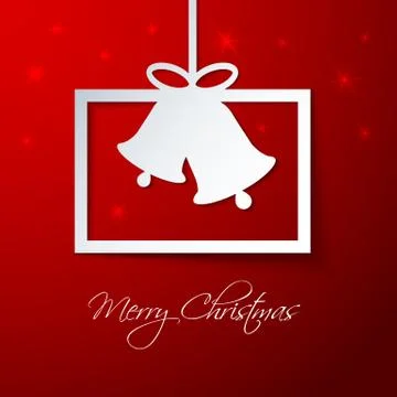 Frame bells card Stock Illustration