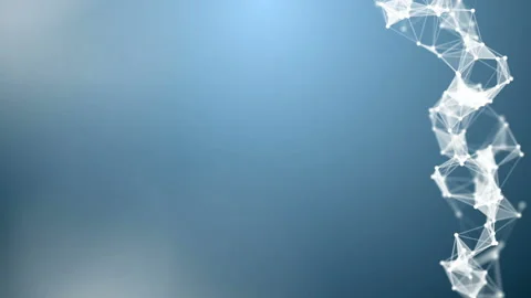 Frame on a blue background. Depth of field. Digital abstract background Stock Footage 101422024