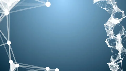 Frame on a blue background. Digital abstract background. Seamless loop. Stock Footage 101421963