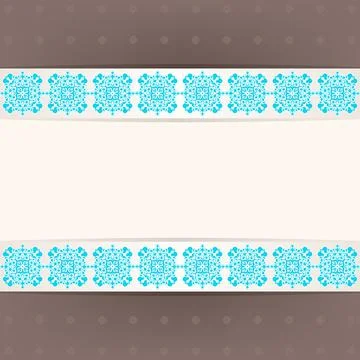 Frame with blue squares Stock Illustration