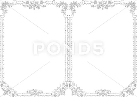 Frame for the Book PSD-Vorlage