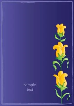 Frame border design Illustrazione stock