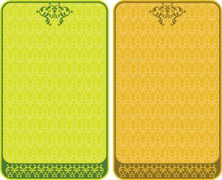 Frame border design Stock Illustration