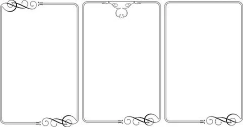 Frame border design Stock Illustration