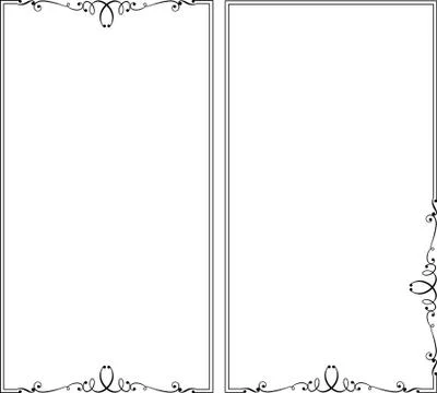 Frame border design Stock Illustration