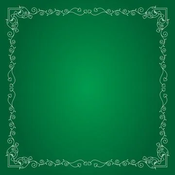 Frame border design Stock Illustration