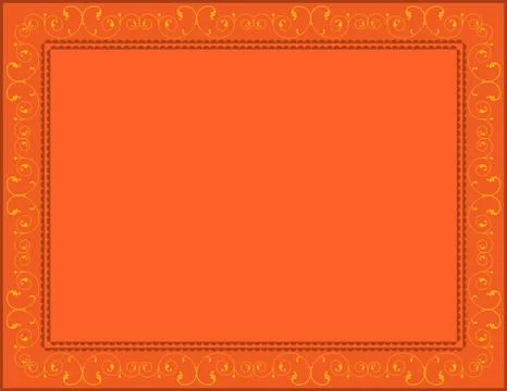 Frame border design Stock Illustration