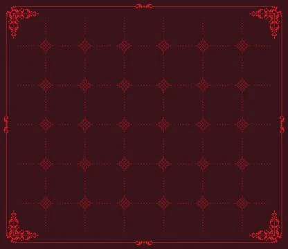 Frame border design Stock Illustration