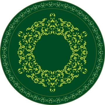 Frame border design Stock Illustration