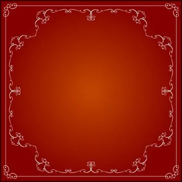 Frame border design Stock Illustration