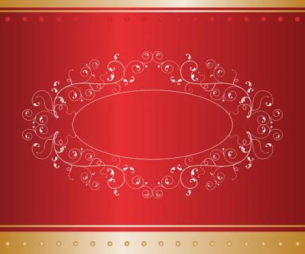Frame border design Stock Illustration