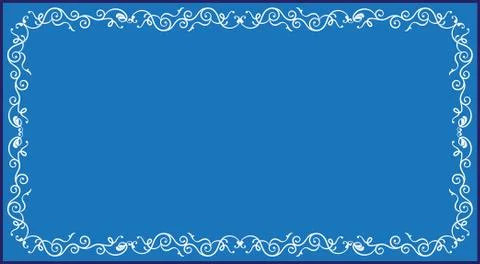 Frame border design Stock Illustration