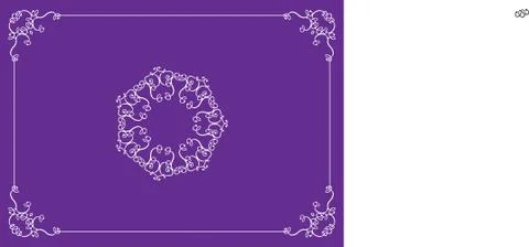 Frame border design Stock Illustration