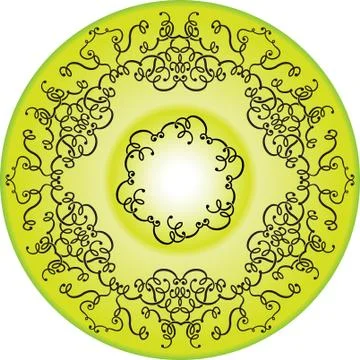 Frame border design Stock Illustration