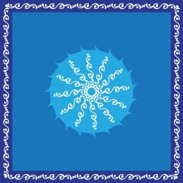 Frame border design Stock Illustration