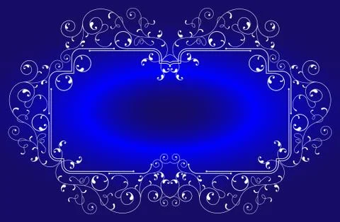 Frame border design Illustrazione stock