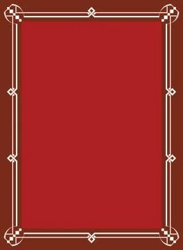 Frame border design Stock Illustration