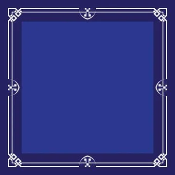 Frame border design Stock Illustration