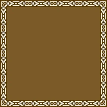 Frame border design Stock Illustration