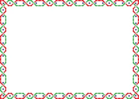 Frame border design Stock Illustration