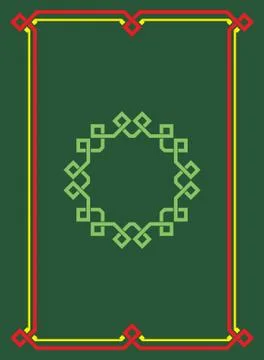 Frame border design Stock Illustration