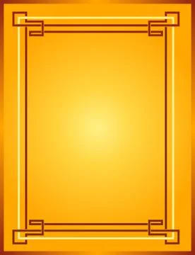 Frame border design Stock Illustration