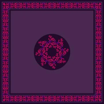 Frame border design Stock Illustration