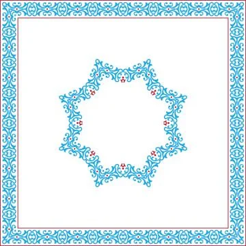 Frame border design Illustrazione stock