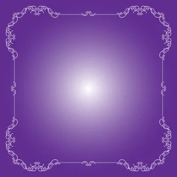 Frame border design Illustrazione stock