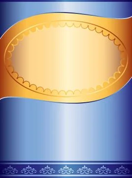 Frame border design Stock Illustration