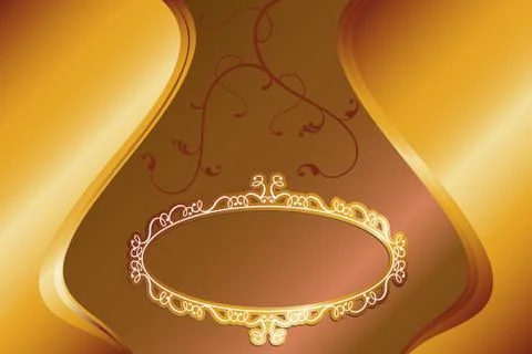 Frame border design Stock Illustration