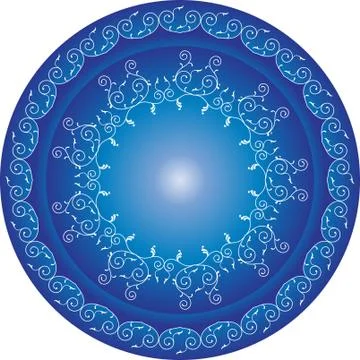 Frame border design Stock Illustration