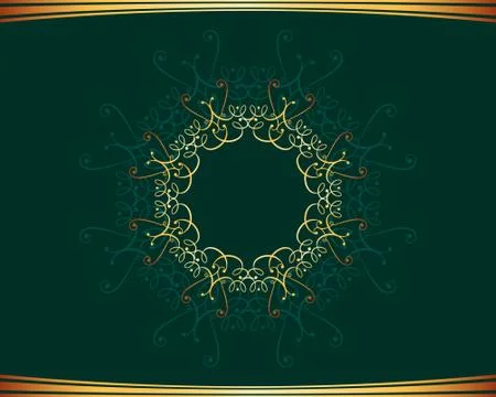 Frame border design Stock Illustration
