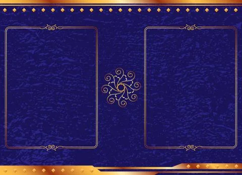 Frame border design Stock Illustration