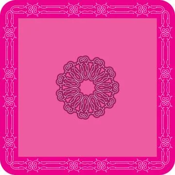 Frame border design Stock Illustration