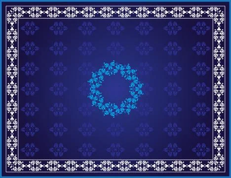 Frame border design Stock Illustration