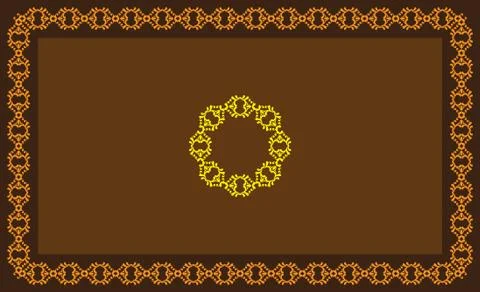 Frame border design Stock Illustration