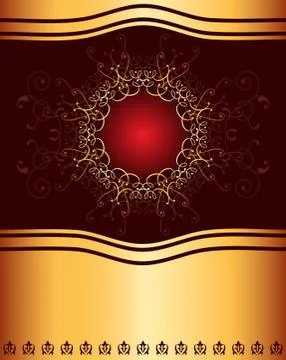 Frame border design Stock Illustration