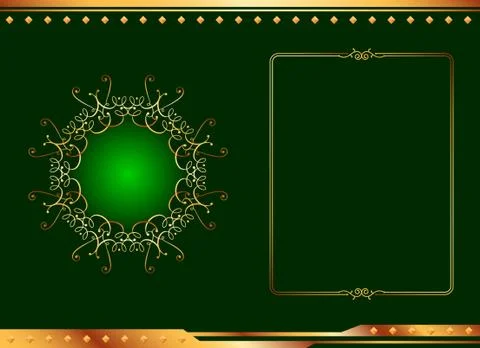 Frame border design Stock Illustration